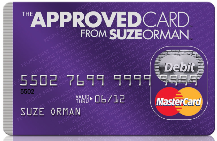 the approved card from suze orman