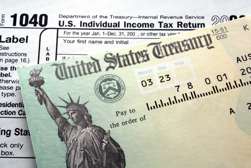 fraudulent tax refund check