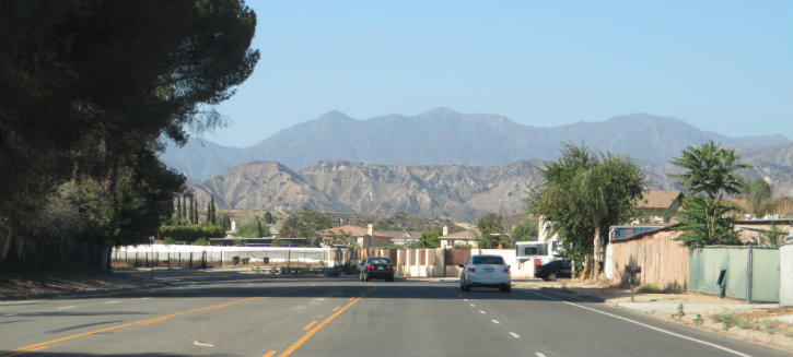 Tujunga's Foothill road looks like a scene straight out of "Breaking Bad."