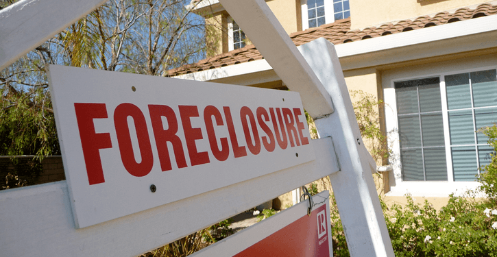 Foreclosure Signs at Residential Property - Indicating Financial Distress and Potential Seizure