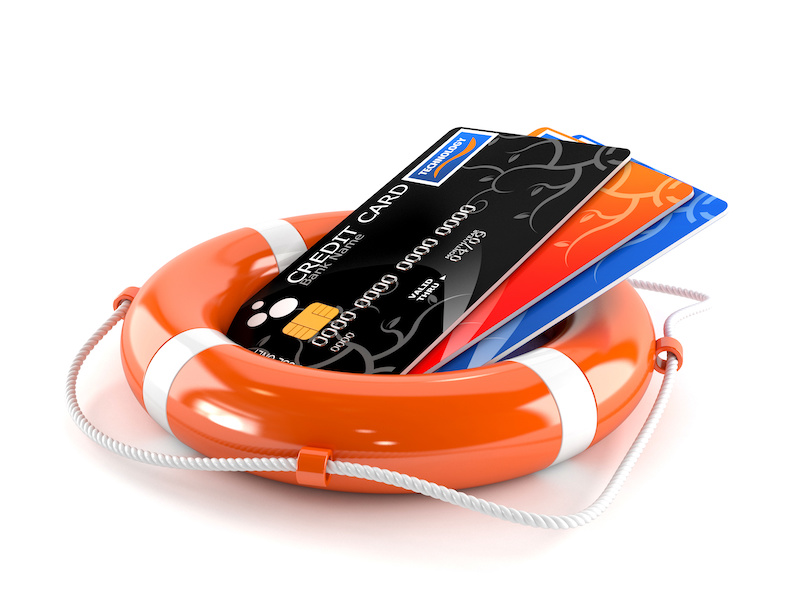 Applying for an Emergency Credit Card life preserver