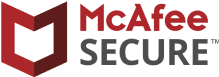 McAfee Secure logo