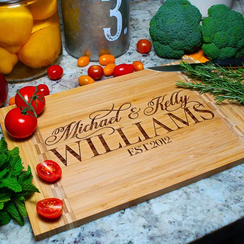 Personalized cutting board