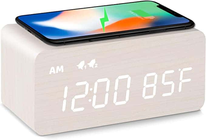 Alarm clock wireless charger gift