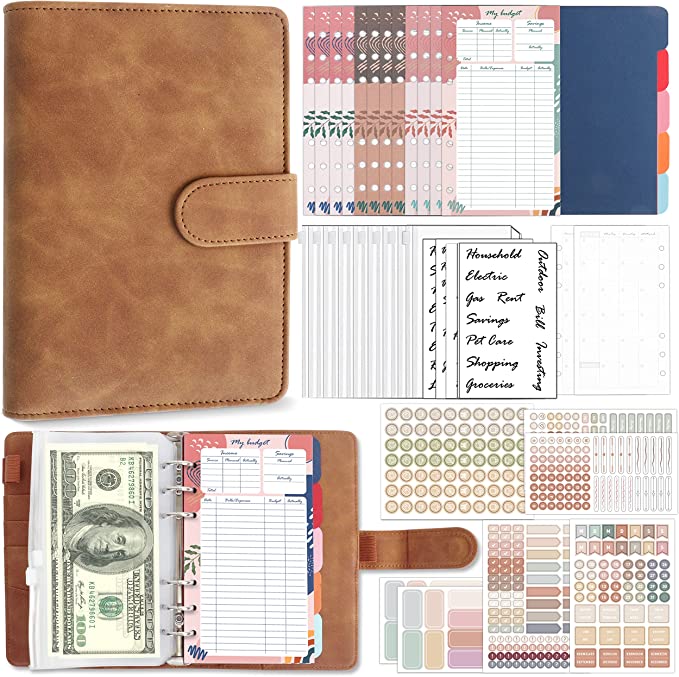 Cash stuffing binder - financial gift ideas