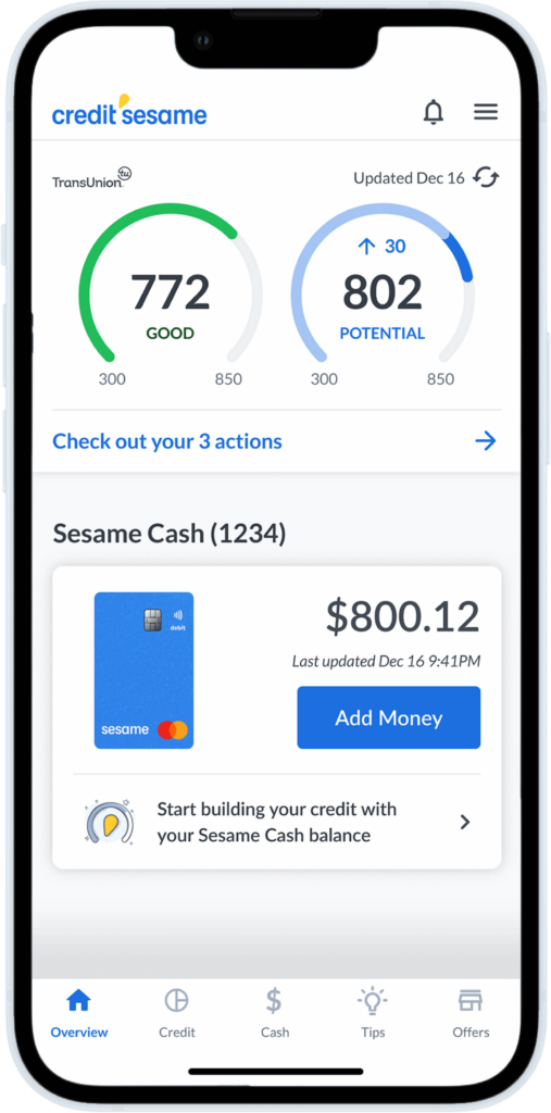 Credit Sesame app - free gift