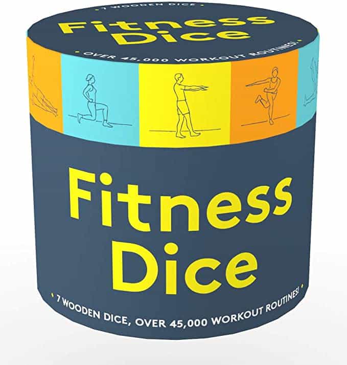 Fitness dice. Beauty and wellness gift ideas.