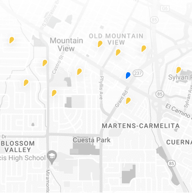 city guide with highlighted spots