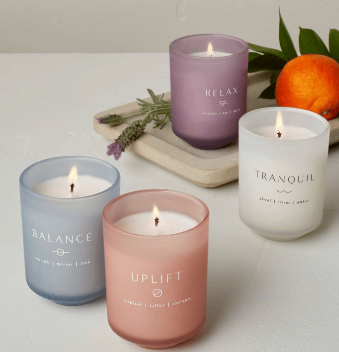 Home gift ideas - 4 candles set