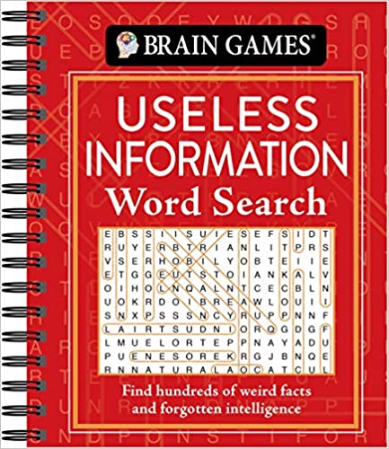 Brain games word search gift idea