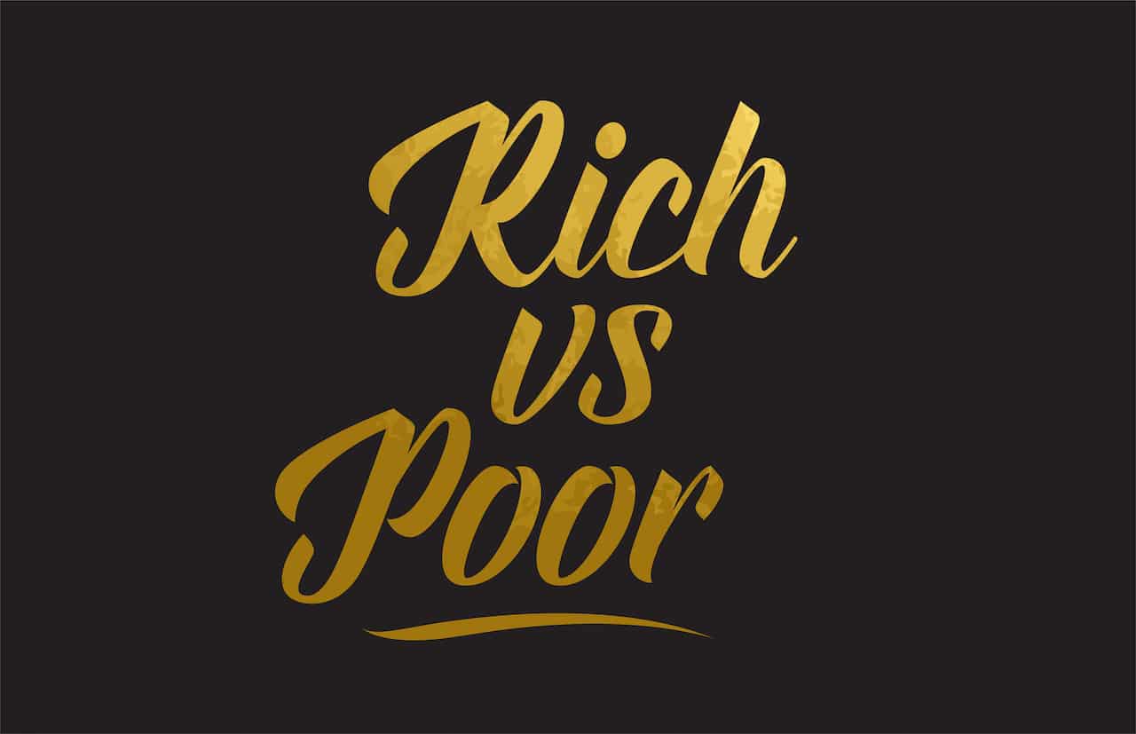 Poor vs. rich