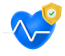 heart shield icon