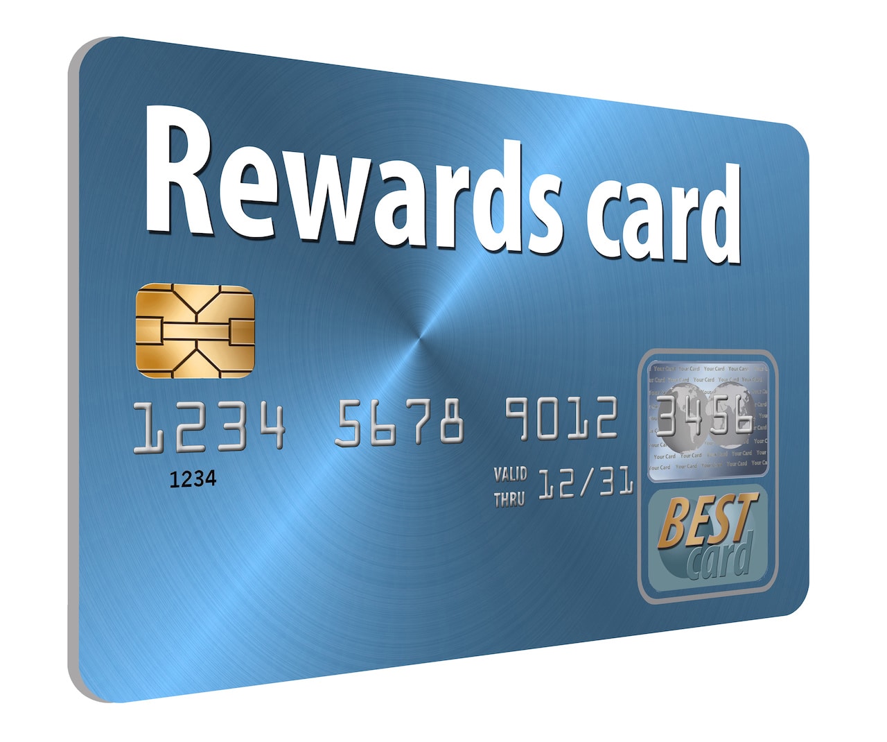 3D Illustration: Rewards Card Concept with Enticing Benefits