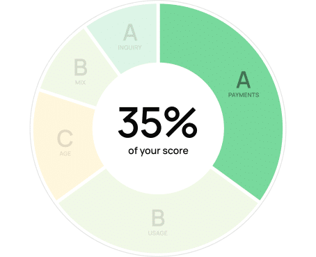 your score - 35%